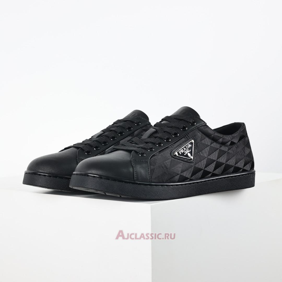 New Prada Re-Nylon Sneakers "Black Symbole Motif Pattern" 2EE376_3LNW_F0002 Shoes