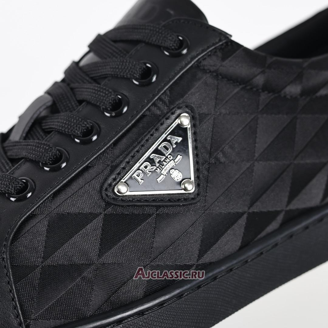 New Prada Re-Nylon Sneakers "Black Symbole Motif Pattern" 2EE376_3LNW_F0002 Shoes