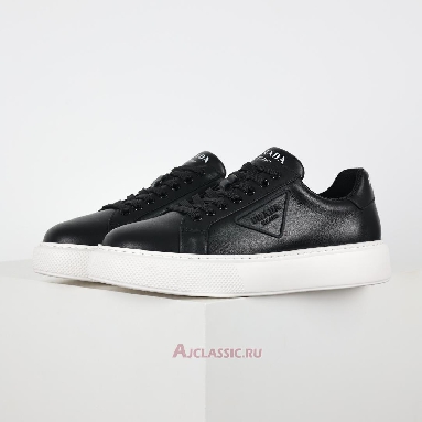Buy Prada Macro Leather Sneakers Black White Black 4E3560_A21_F0002-2 Quality Reps Replicas Shoes