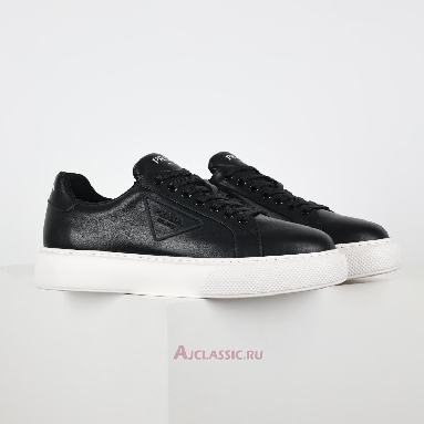 Buy Prada Macro Leather Sneakers Black White Black 4E3560_A21_F0002-2 Quality Reps Replicas Shoes