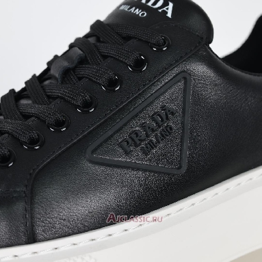Buy Prada Macro Leather Sneakers Black White Black 4E3560_A21_F0002-2 Quality Reps Replicas Shoes