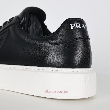 Buy Prada Macro Leather Sneakers Black White Black 4E3560_A21_F0002-2 Quality Reps Replicas Shoes