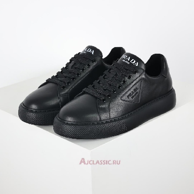 Buy Prada Macro Leather Sneakers Black Black 4E3560_A21_F0002-3 Quality Reps Replicas Shoes