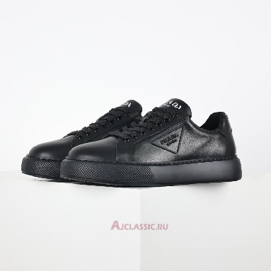 Buy Prada Macro Leather Sneakers Black Black 4E3560_A21_F0002-3 Quality Reps Replicas Shoes