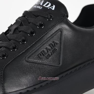 Buy Prada Macro Leather Sneakers Black Black 4E3560_A21_F0002-3 Quality Reps Replicas Shoes