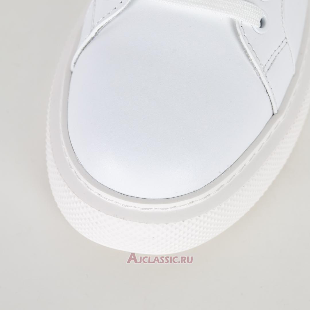 New Prada Macro Leather Sneakers "White Black" 4E3583_3G4I_F0964-2 Shoes