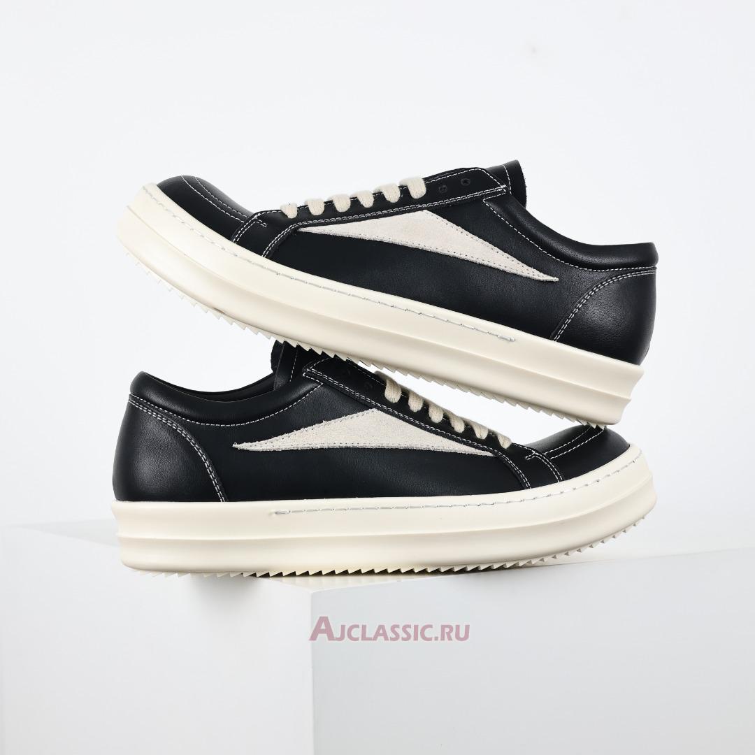 New Rick Owens Porterville Vintage Low "Black Milk" RU02D6897LCOLVS-911 Shoes
