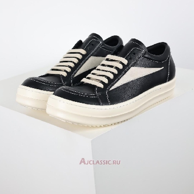 Buy Rick Owens Porterville Vintage Low Black Milk Black RU02D6897LCOLVS-911 Quality Reps Replicas Shoes