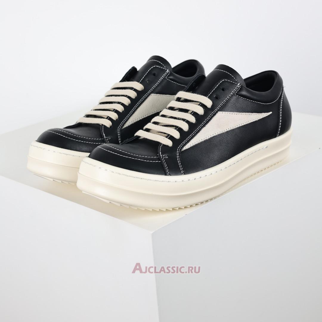 New Rick Owens Porterville Vintage Low "Black Milk" RU02D6897LCOLVS-911 Shoes