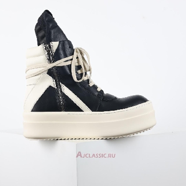 Buy Rick Owens Hollywood Mega Bumper Geobasket High Black Milk Black RU01E5868LCO-911 Quality Reps Replicas Shoes
