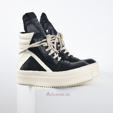 Buy Rick Owens Hollywood Mega Bumper Geobasket High Black Milk Black RU01E5868LCO-911 Quality Reps Replicas Shoes
