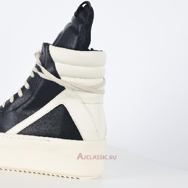 Buy Rick Owens Hollywood Mega Bumper Geobasket High Black Milk Black RU01E5868LCO-911 Quality Reps Replicas Shoes