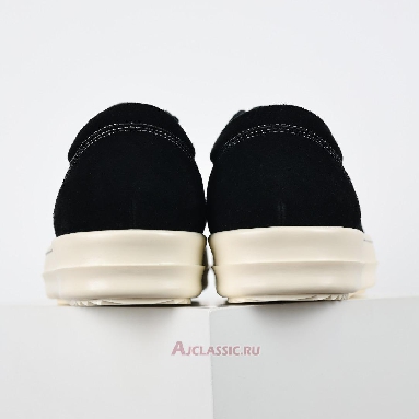 Buy Rick Owens EDFU Suede Leather Vintage Low Black Milk Black RU01C4897LVSLPO-911 Quality Reps Replicas Shoes