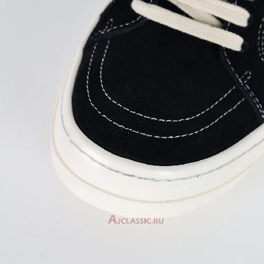 Buy Rick Owens EDFU Suede Leather Vintage Low Black Milk Black RU01C4897LVSLPO-911 Quality Reps Replicas Shoes