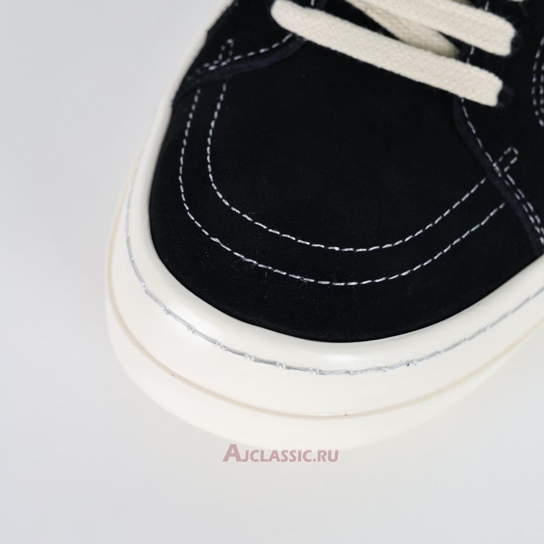 New Rick Owens EDFU Suede Leather Vintage Low "Black Milk" RU01C4897LVSLPO-911 Shoes
