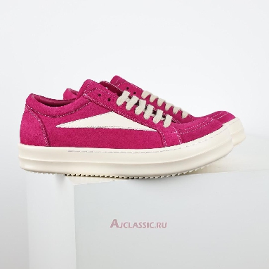 Buy Rick Owens EDFU Suede Leather Vintage Low Hot Pink Pink RP01C5888LVSLPO-1311 Quality Reps Replicas Shoes