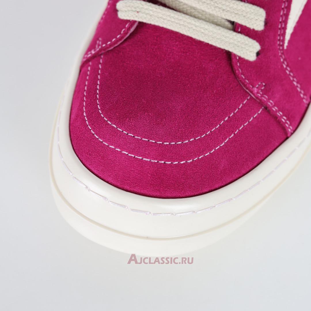 New Rick Owens EDFU Suede Leather Vintage Low "Hot Pink" RP01C5888LVSLPO-1311 Shoes