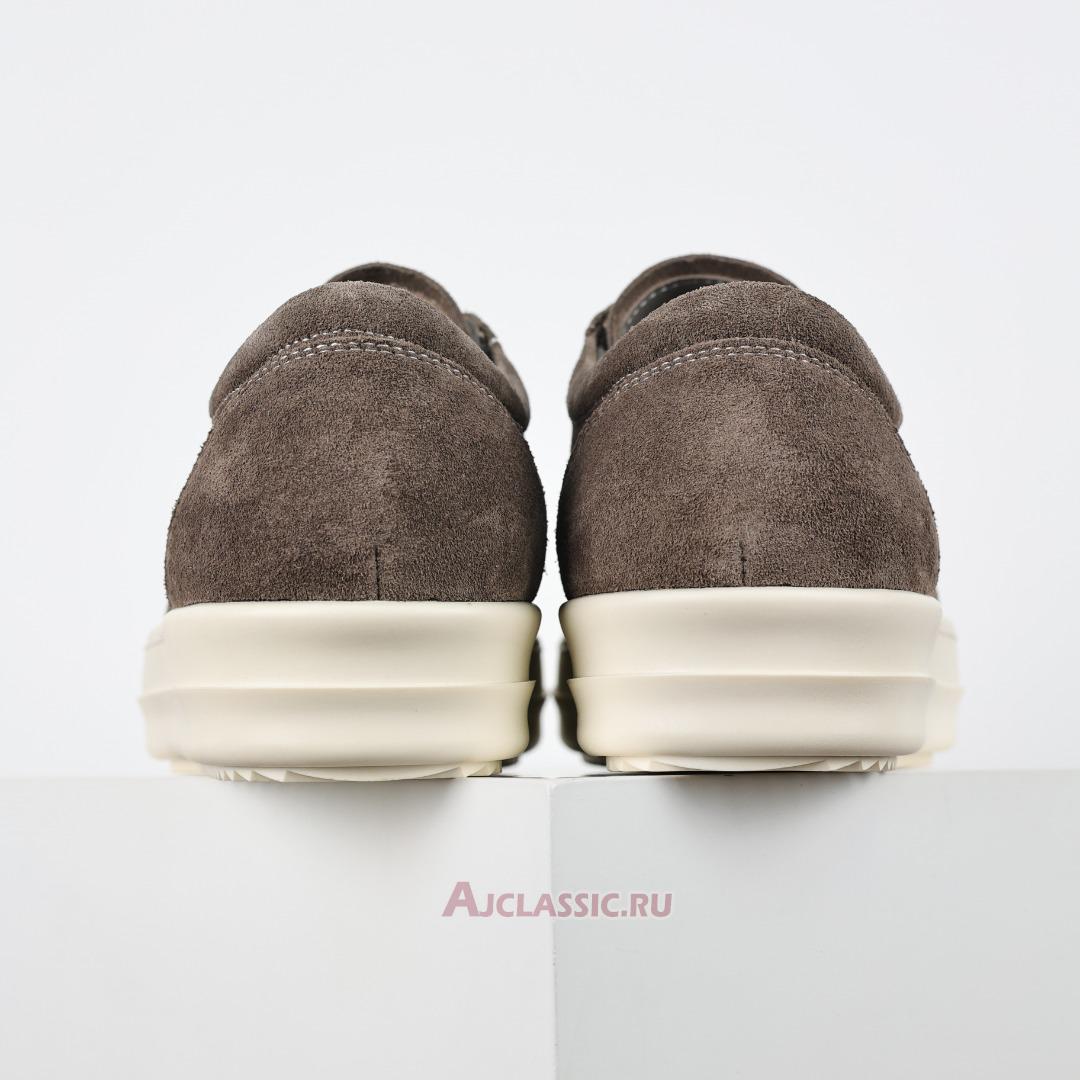 New Rick Owens EDFU Suede Leather Vintage Low "Dust Milk" RU01C4897 LVSLPO-3411 Shoes