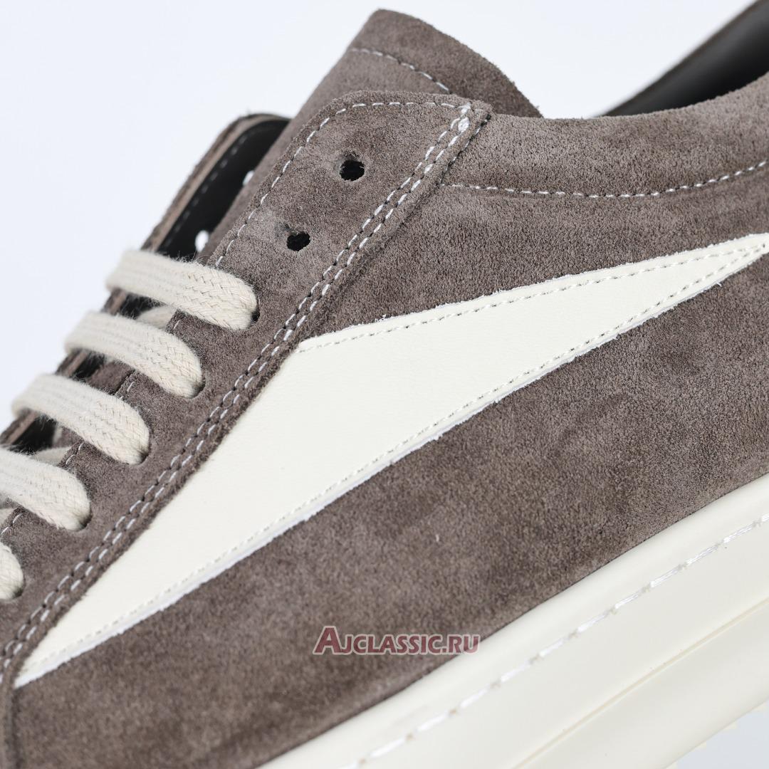 New Rick Owens EDFU Suede Leather Vintage Low "Dust Milk" RU01C4897 LVSLPO-3411 Shoes