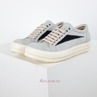 Buy Rick Owens DRKSHDW Luxor Vintage Sneaks Oyster Black Grey DU02C5803SHA-6191 Quality Reps Replicas Shoes