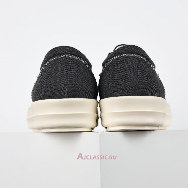 Buy Rick Owens DRKSHDW Hollywood Vintage Low Canvas Black Milk Black DU01E3803CVSLVS-911 Quality Reps Replicas Shoes