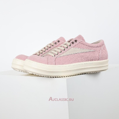 Buy Rick Owens EDFU Vintage Low Canvas Faded Pink Pink DU01C6803DQLVS-6381 Quality Reps Replicas Shoes