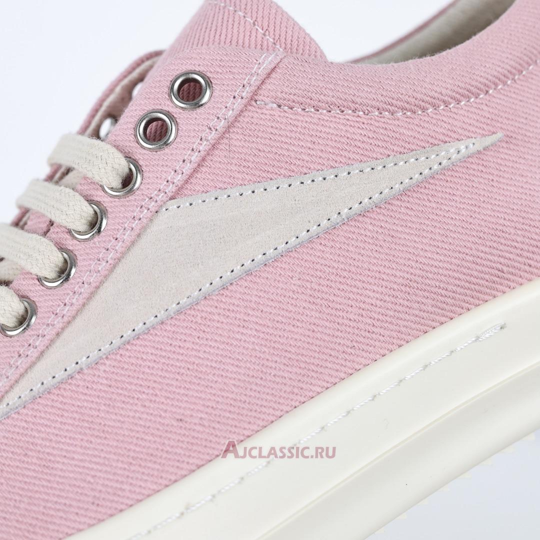 New Rick Owens EDFU Vintage Low Canvas "Faded Pink" DU01C6803DQLVS-6381 Shoes