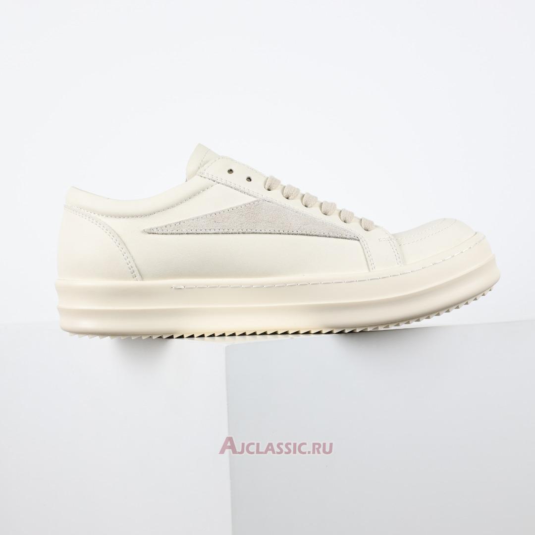 New Rick Owens Porterville Vintage Low "Milk" RU02D6897LCOLVS-1111 Shoes