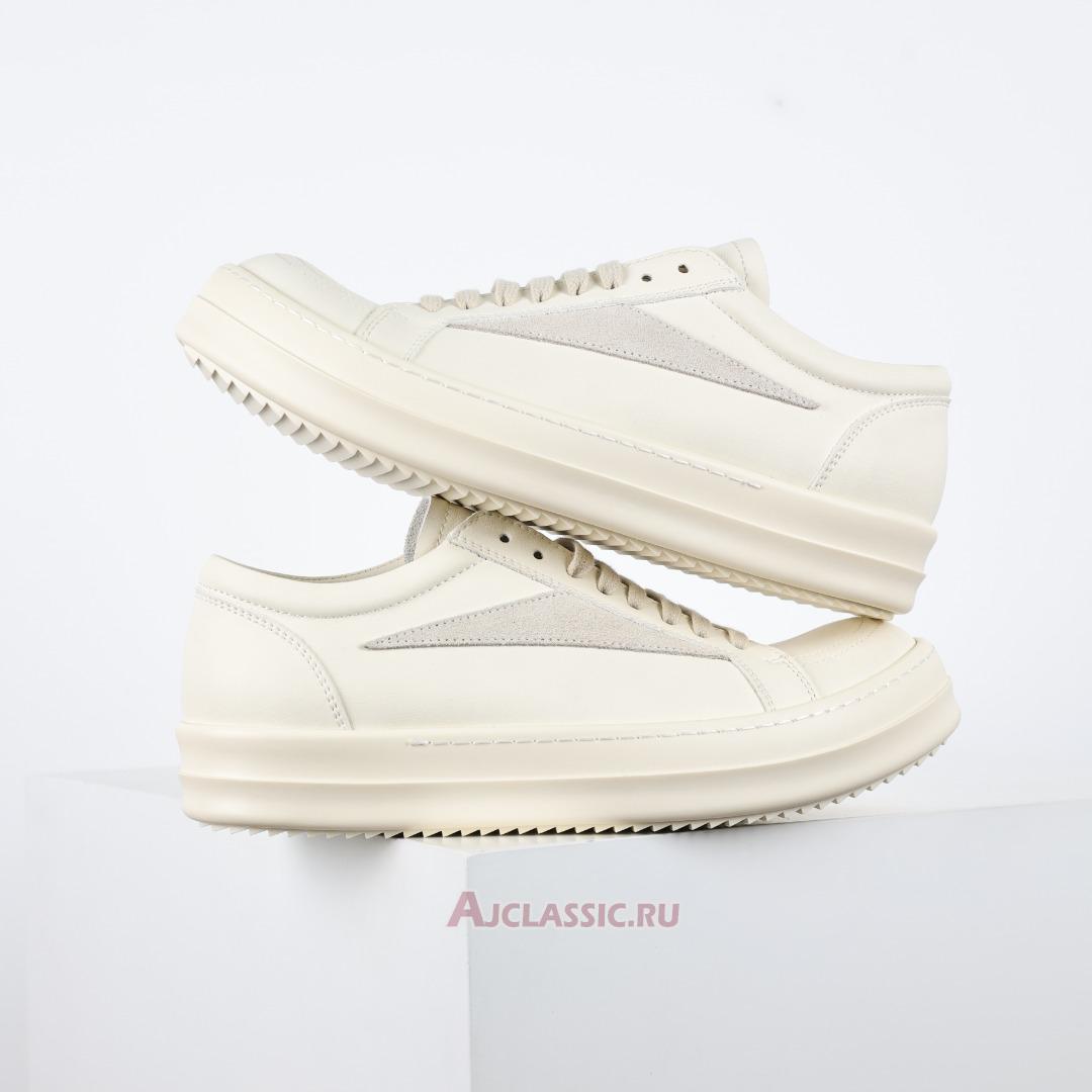 New Rick Owens Porterville Vintage Low "Milk" RU02D6897LCOLVS-1111 Shoes