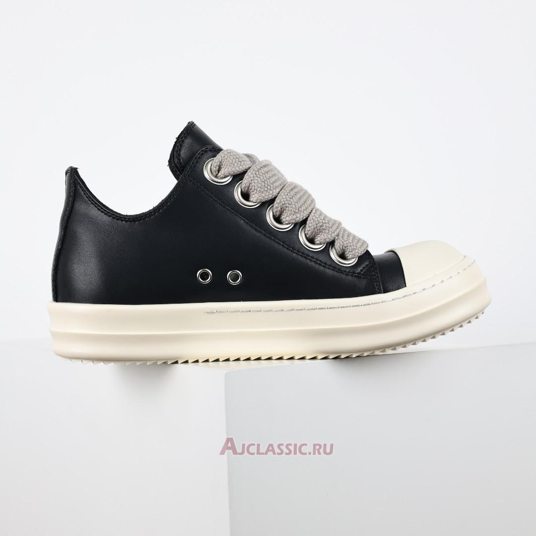 New Rick Owens EDFU Runway Low "Black Milk" RR01C4893LPOW2-911 Shoes
