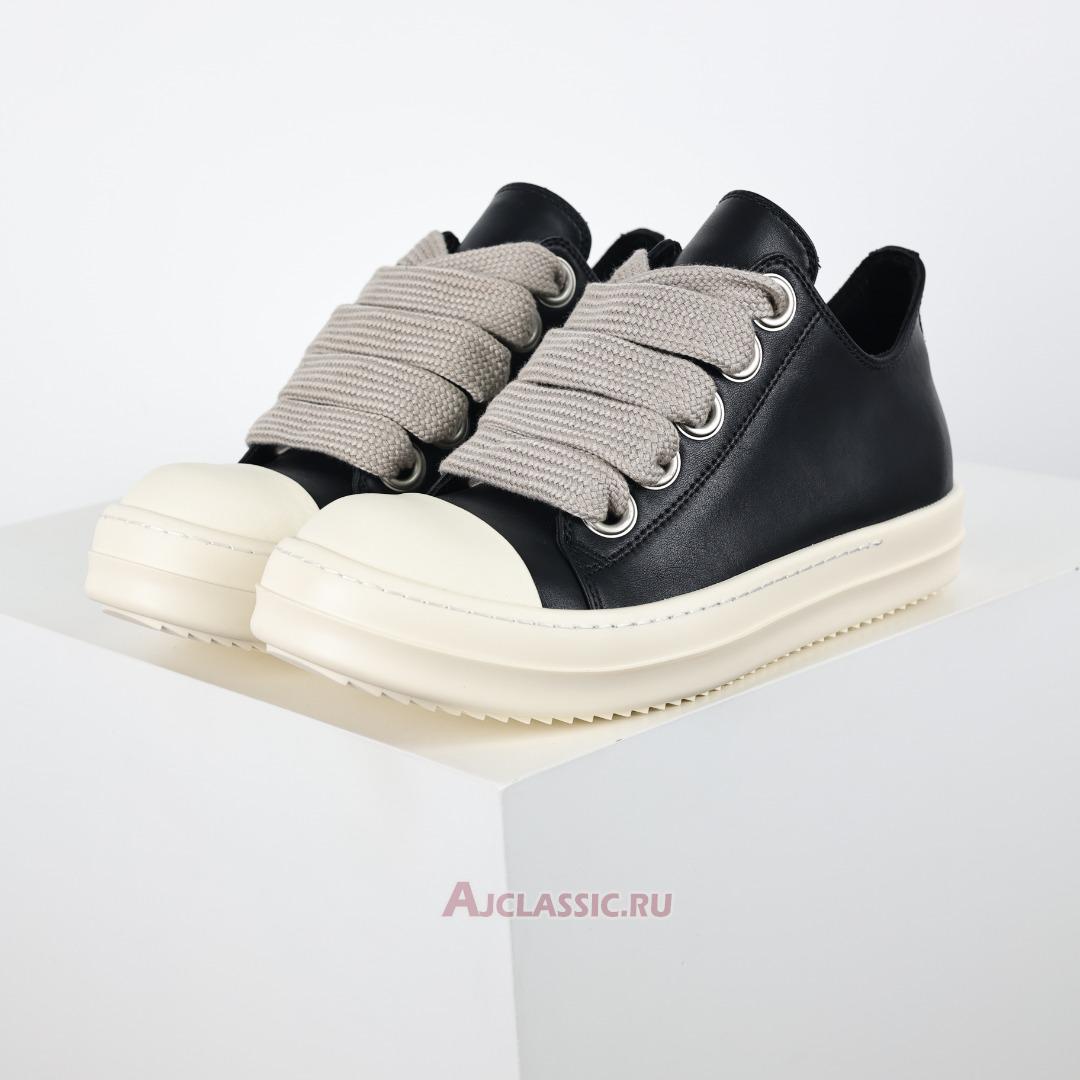 New Rick Owens EDFU Runway Low "Black Milk" RR01C4893LPOW2-911 Shoes