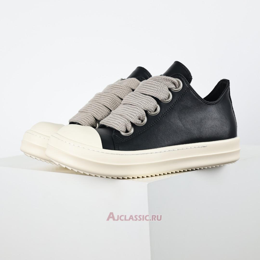 New Rick Owens EDFU Runway Low "Black Milk" RR01C4893LPOW2-911 Shoes