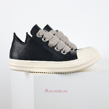 Buy Rick Owens EDFU Runway Low Black Milk Black RR01C4893LPOW2-911 Quality Reps Replicas Shoes