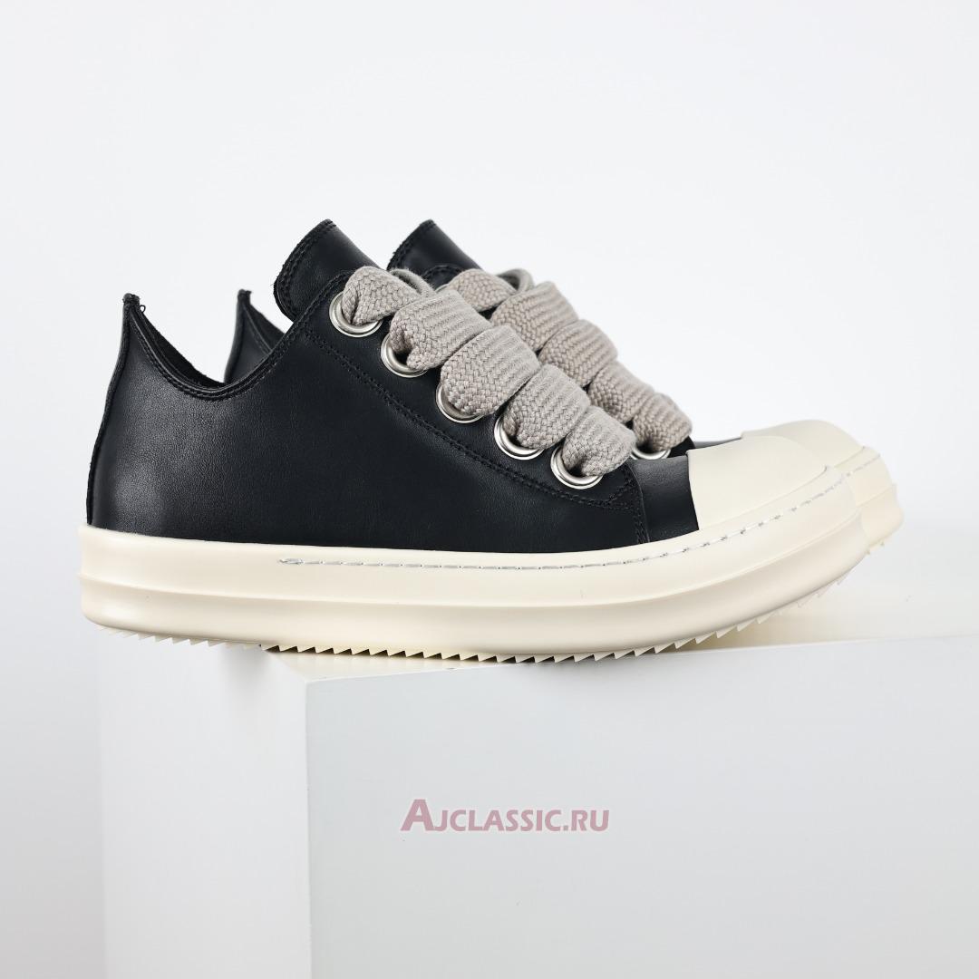 New Rick Owens EDFU Runway Low "Black Milk" RR01C4893LPOW2-911 Shoes