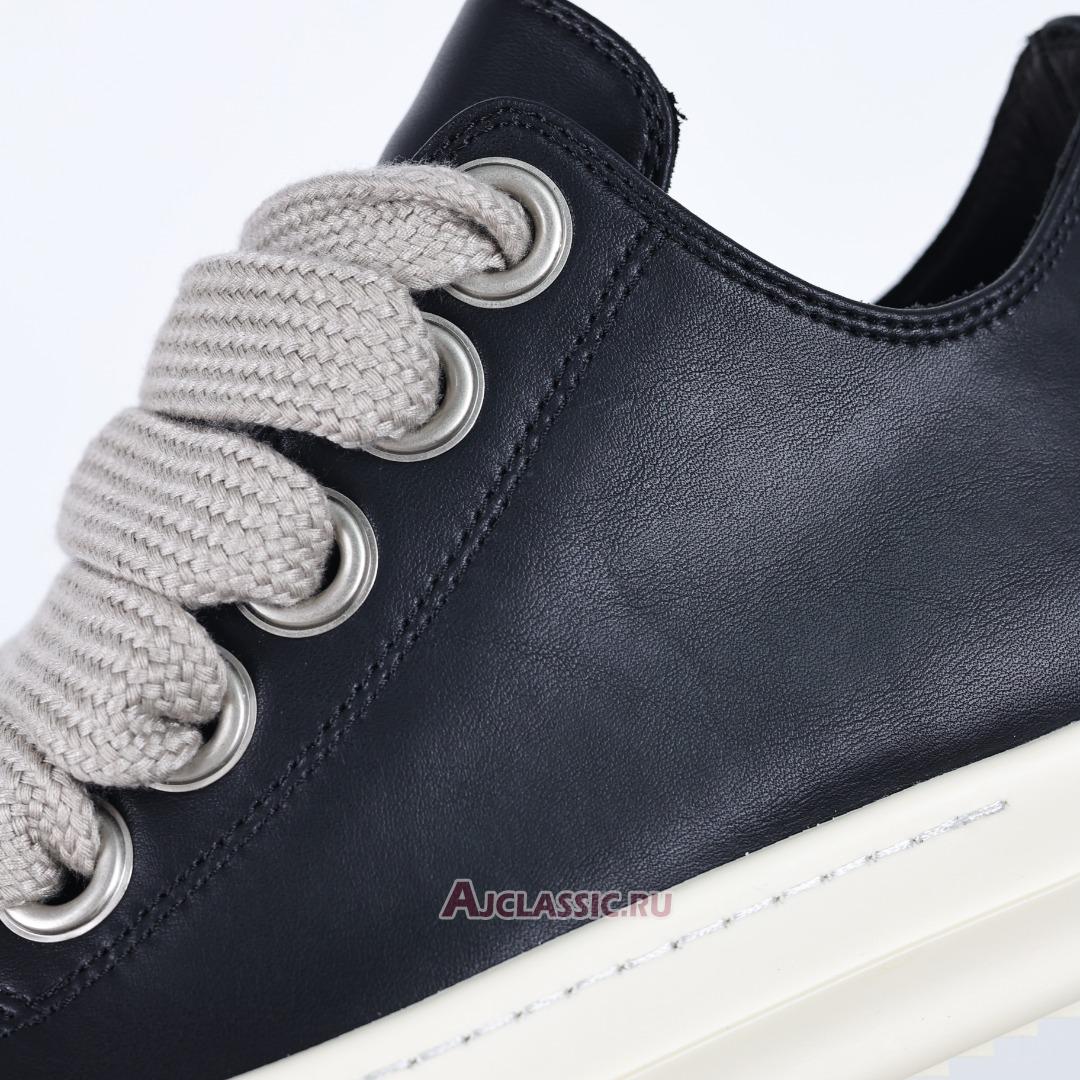 New Rick Owens EDFU Runway Low "Black Milk" RR01C4893LPOW2-911 Shoes