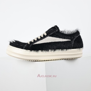 Buy Rick Owens Ponyhaair Vintage Low Black Milk Black RR01D3897LHLLVS-911 Quality Reps Replicas Shoes