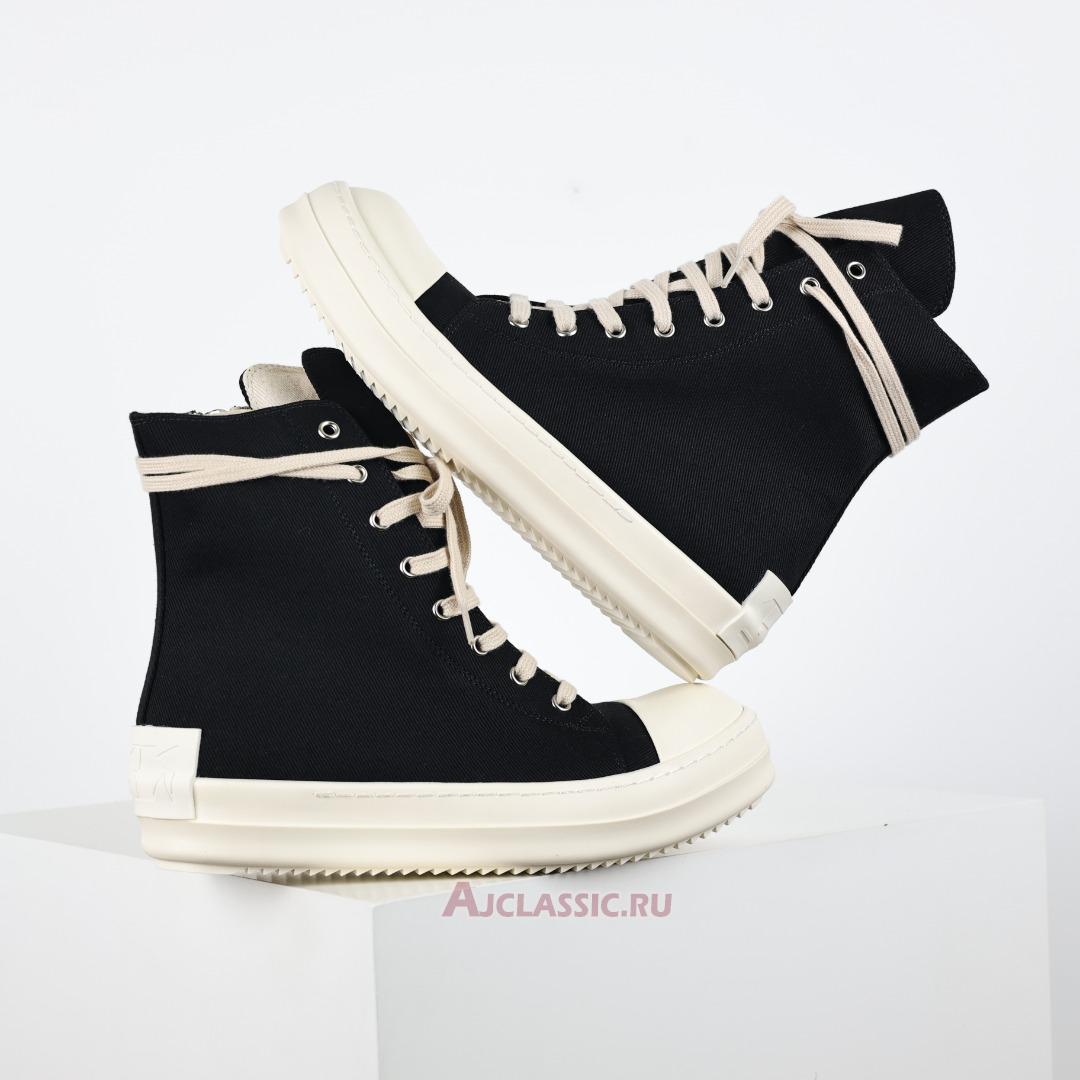New Rick Owens DRKSHDW Gethsemane High "Black Milk" DU02A3800NDKEH2-911 Shoes