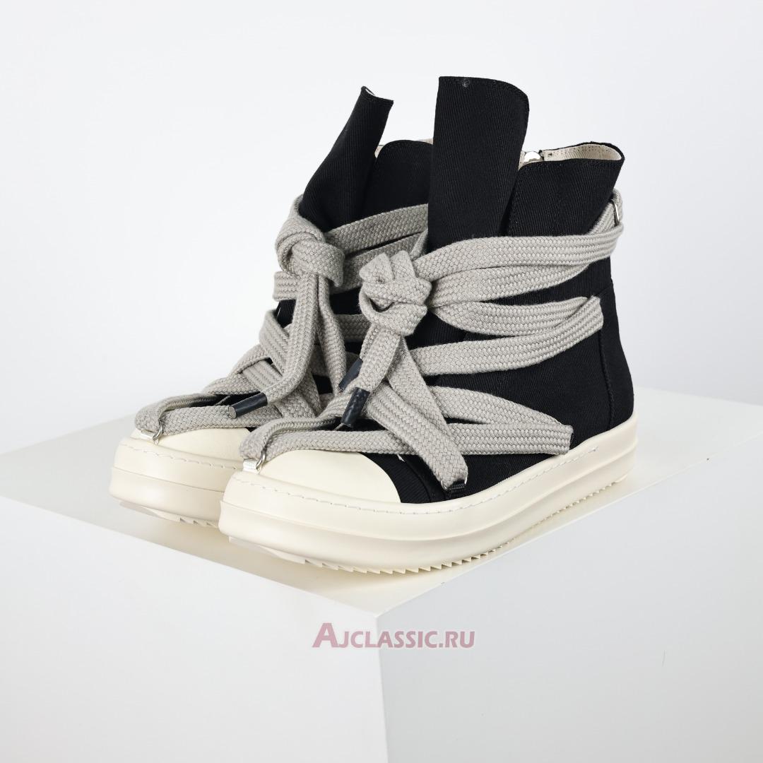 New Rick Owens DRKSHDW Luxor Hexa High "Black Milk" DU02C5805DOW2-9811 Shoes