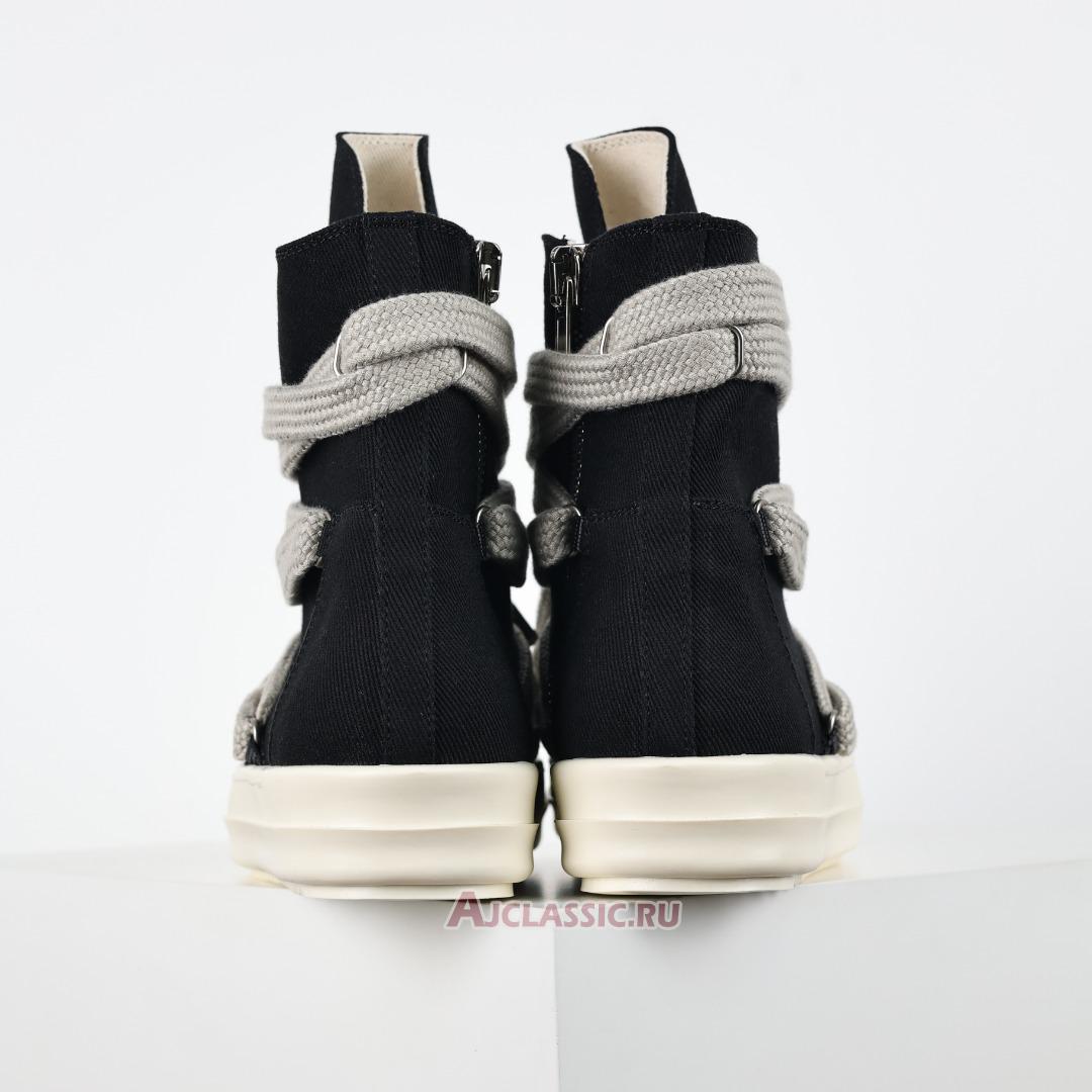 New Rick Owens DRKSHDW Luxor Hexa High "Black Milk" DU02C5805DOW2-9811 Shoes