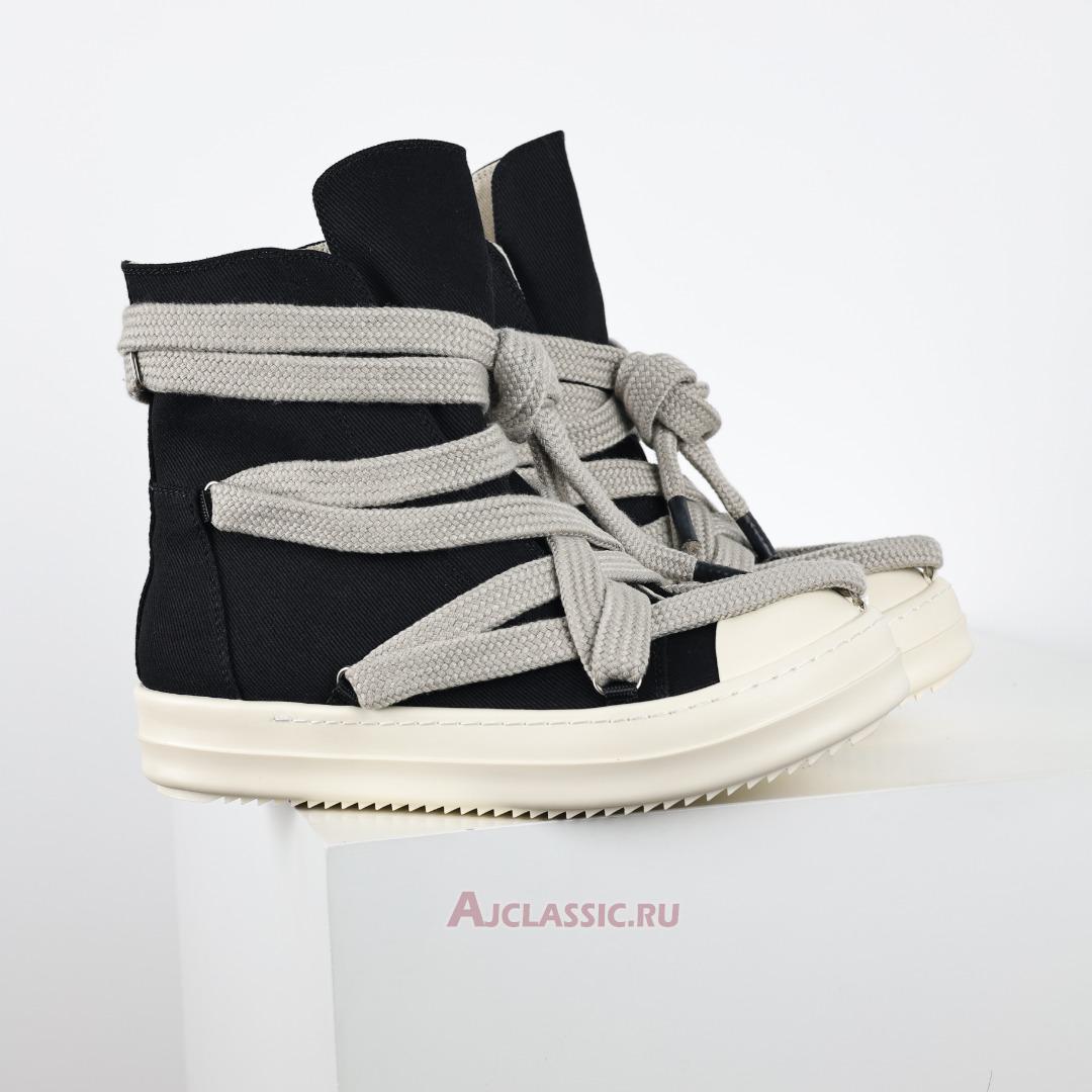 New Rick Owens DRKSHDW Luxor Hexa High "Black Milk" DU02C5805DOW2-9811 Shoes