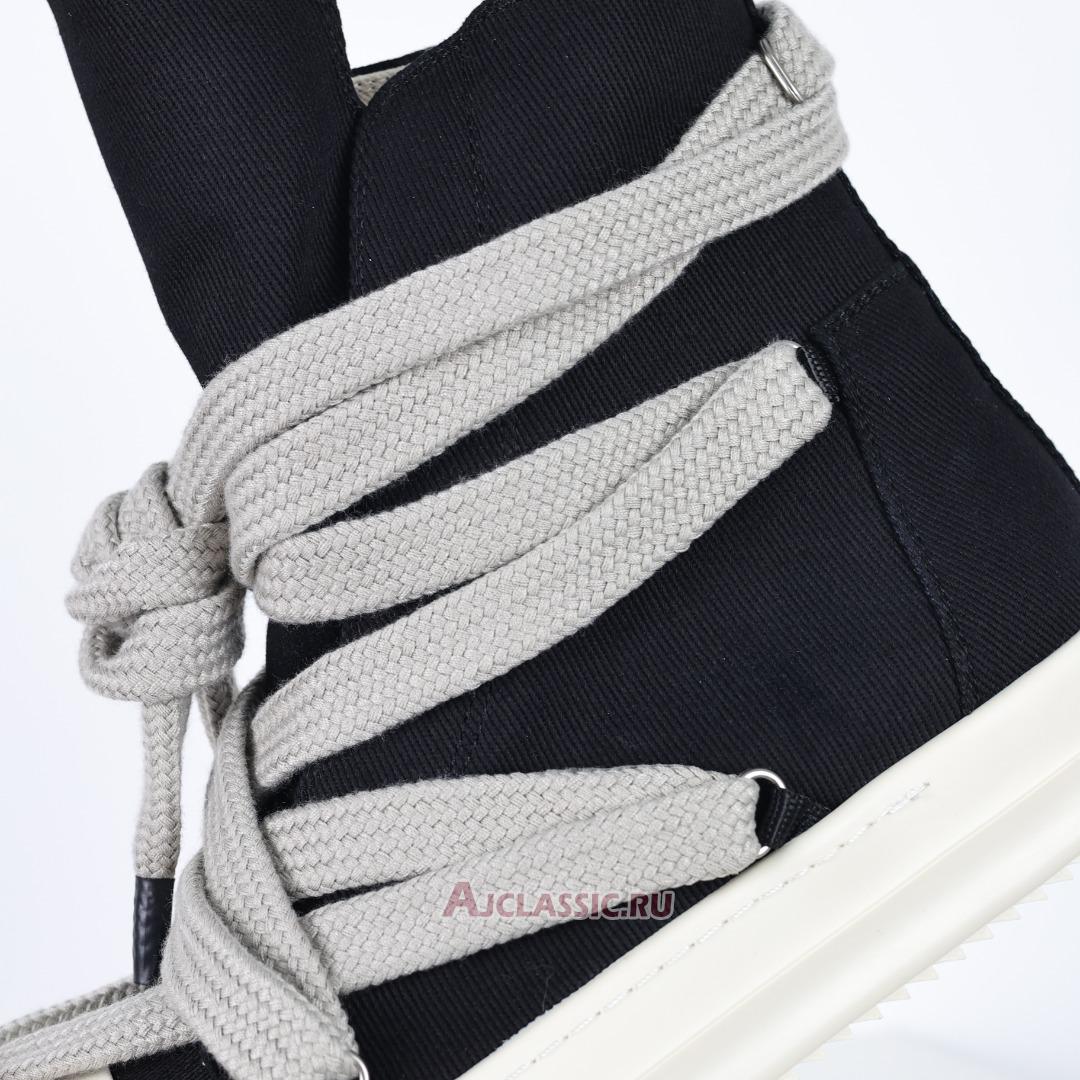 New Rick Owens DRKSHDW Luxor Hexa High "Black Milk" DU02C5805DOW2-9811 Shoes