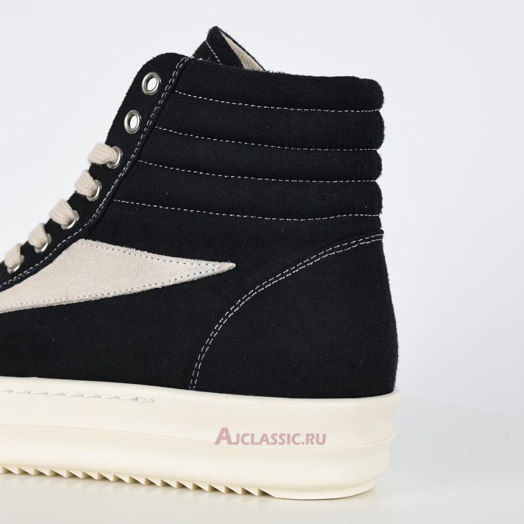 New Rick Owens Porterville DRKSHDW Vintage High "Black Milk" DU02D2810 DOLVS-911 Shoes