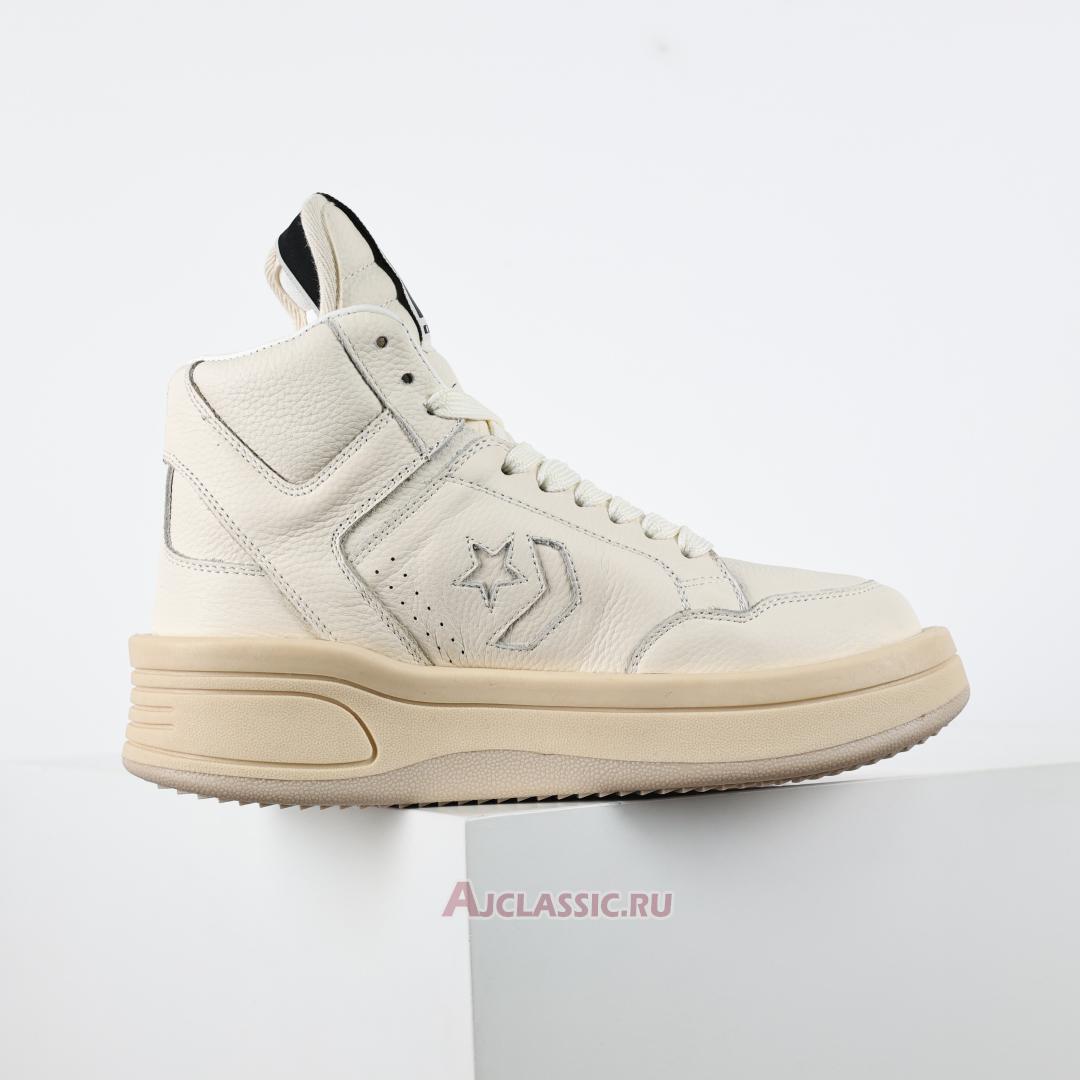 New Rick Owens x DRKSHDW TURBOWPN Mid "Egret" 172343C-2 Shoes