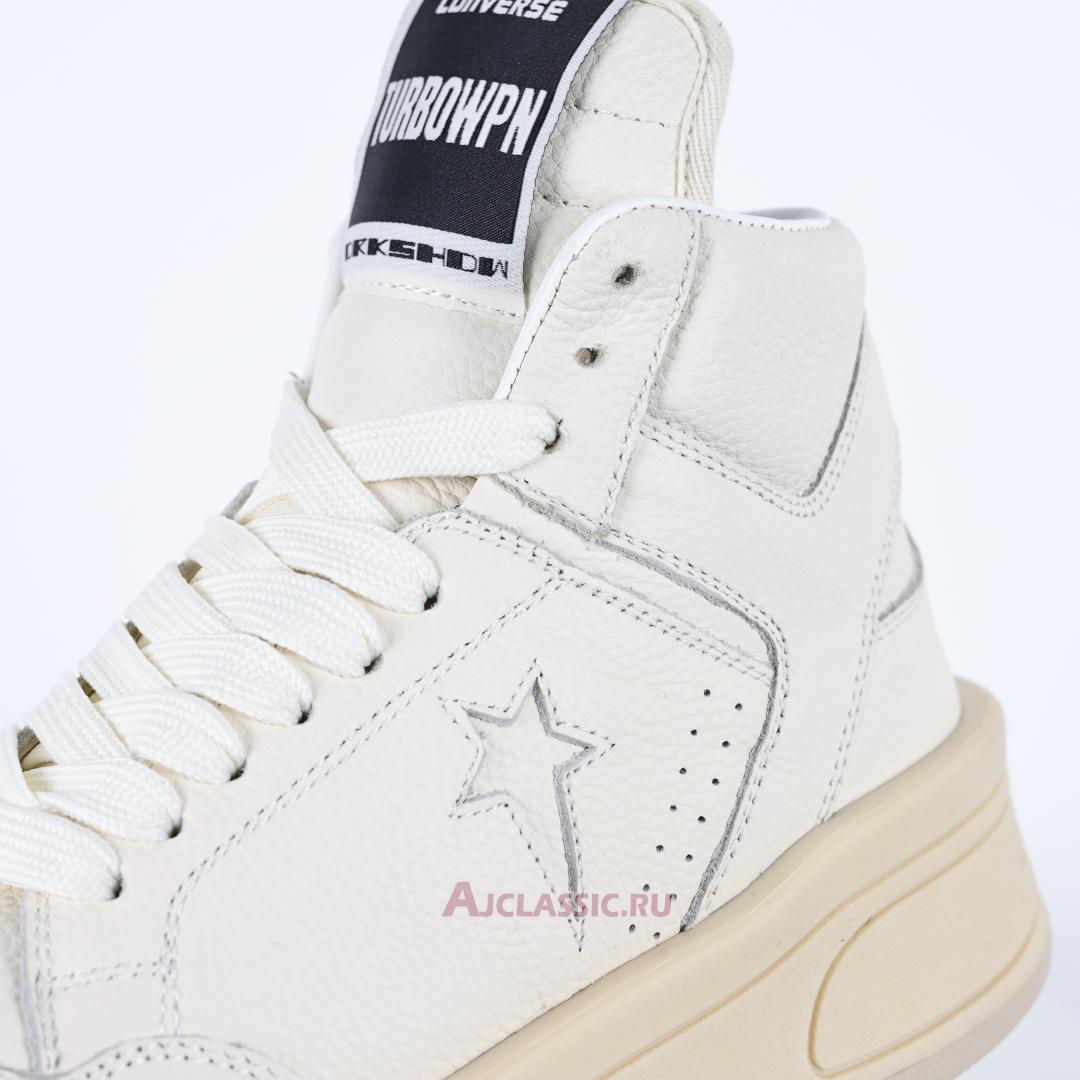 New Rick Owens x DRKSHDW TURBOWPN Mid "Egret" 172343C-2 Shoes