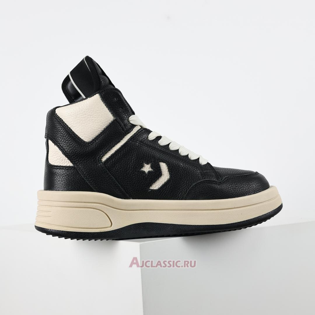 New Converse x Rick Owens DRKSHDW TURBOWPN Mid "Black Cloud Cream" DC02BX945CA03R0-921 Shoes