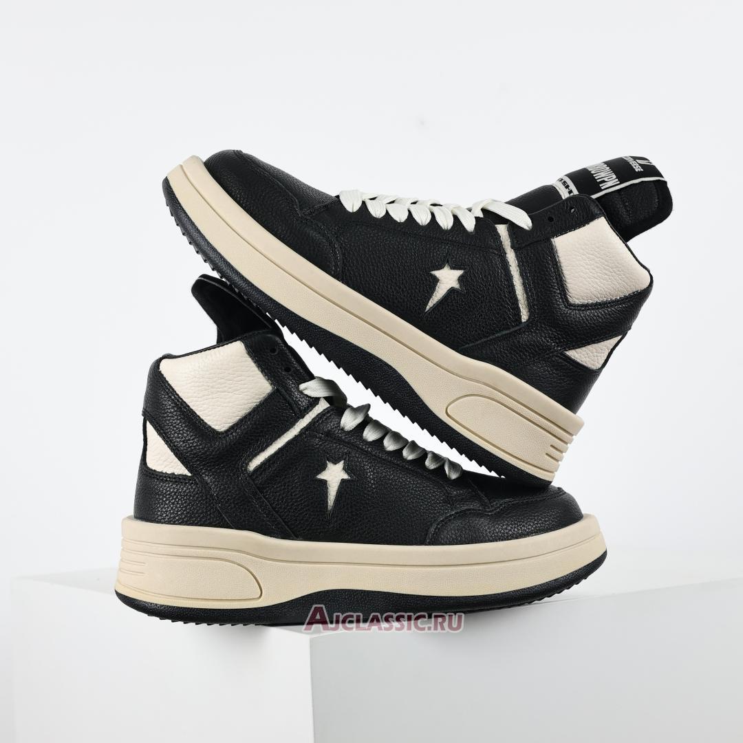 New Converse x Rick Owens DRKSHDW TURBOWPN Mid "Black Cloud Cream" DC02BX945CA03R0-921 Shoes