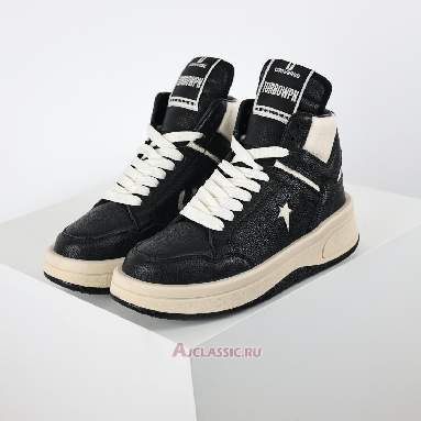 Buy Converse x Rick Owens DRKSHDW TURBOWPN Mid Black Cloud Cream Black DC02BX945CA03R0-921 Quality Reps Replicas Shoes