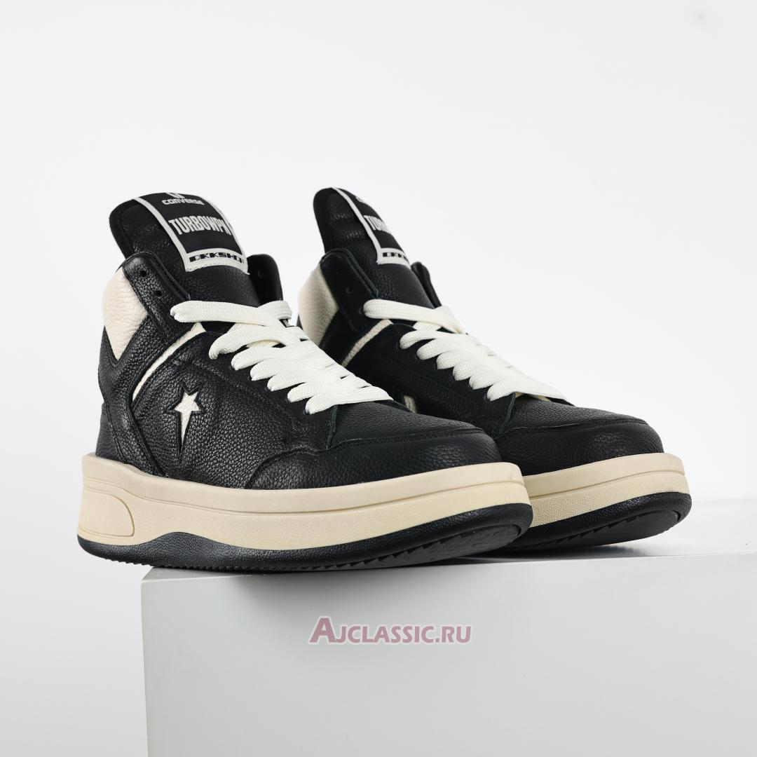 New Converse x Rick Owens DRKSHDW TURBOWPN Mid "Black Cloud Cream" DC02BX945CA03R0-921 Shoes