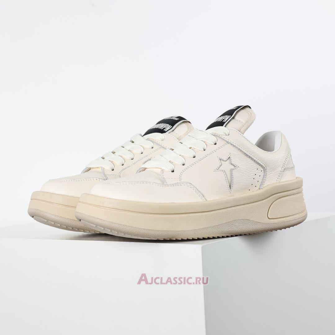 New Rick Owens x DRKSHDW TURBOWPN Low "Egret" 172343C-3 Shoes