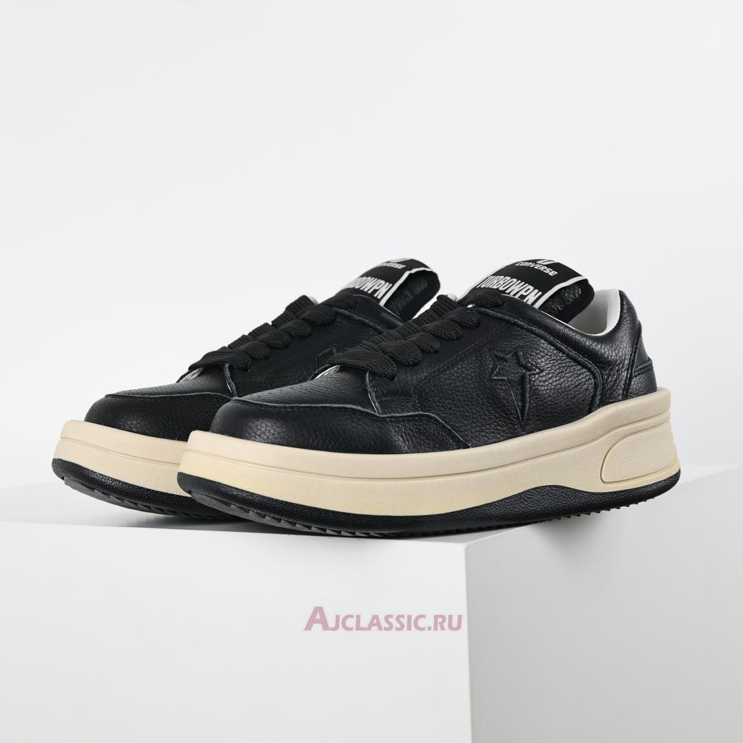New Rick Owens x DRKSHDW TURBOWPN Low "Black" 172342C-2 Shoes